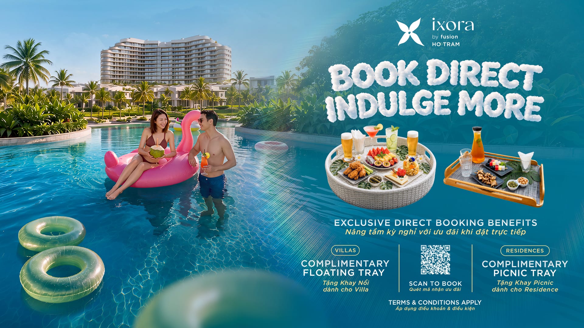 ƯU ĐÃI  BOOK DIRECT. INDULGE MORE.