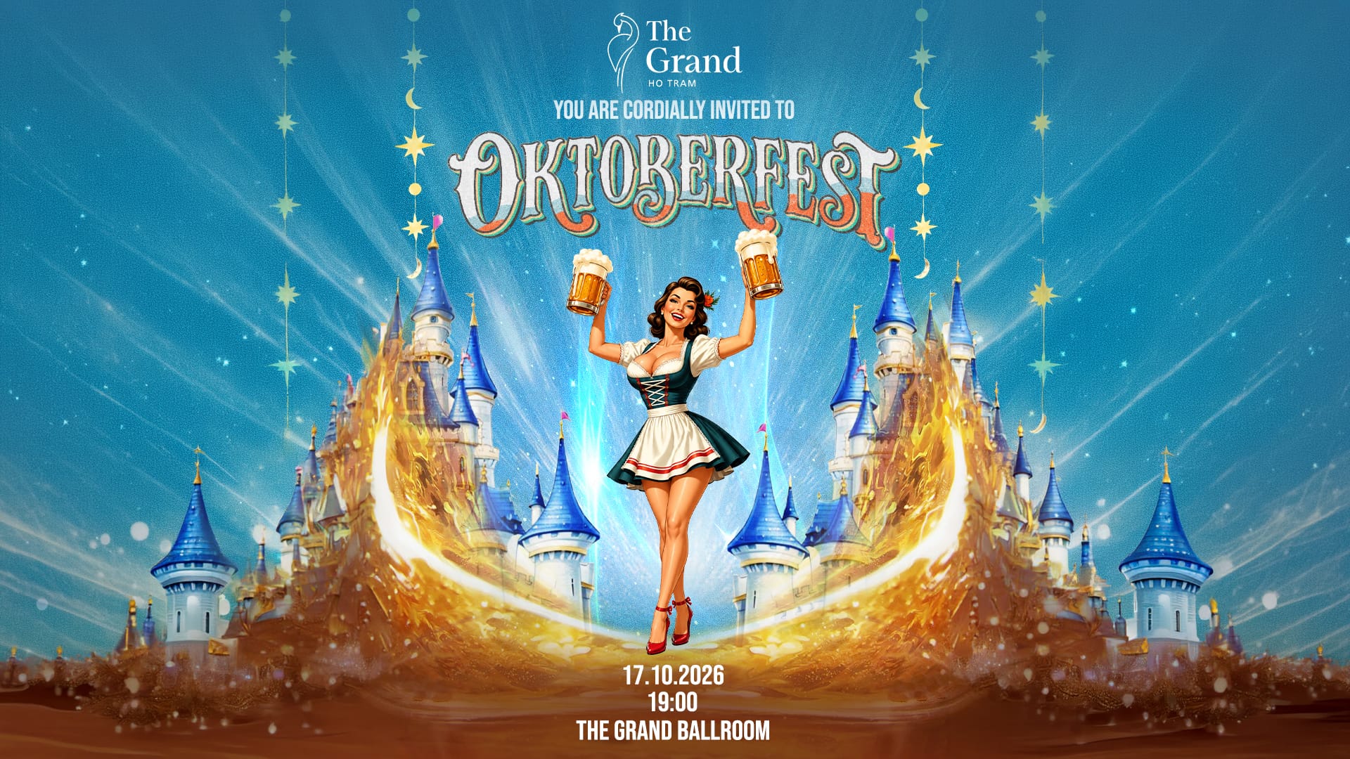 Experience Oktoberfest 2026 Ho Tram: Beer, Cuisine and Music