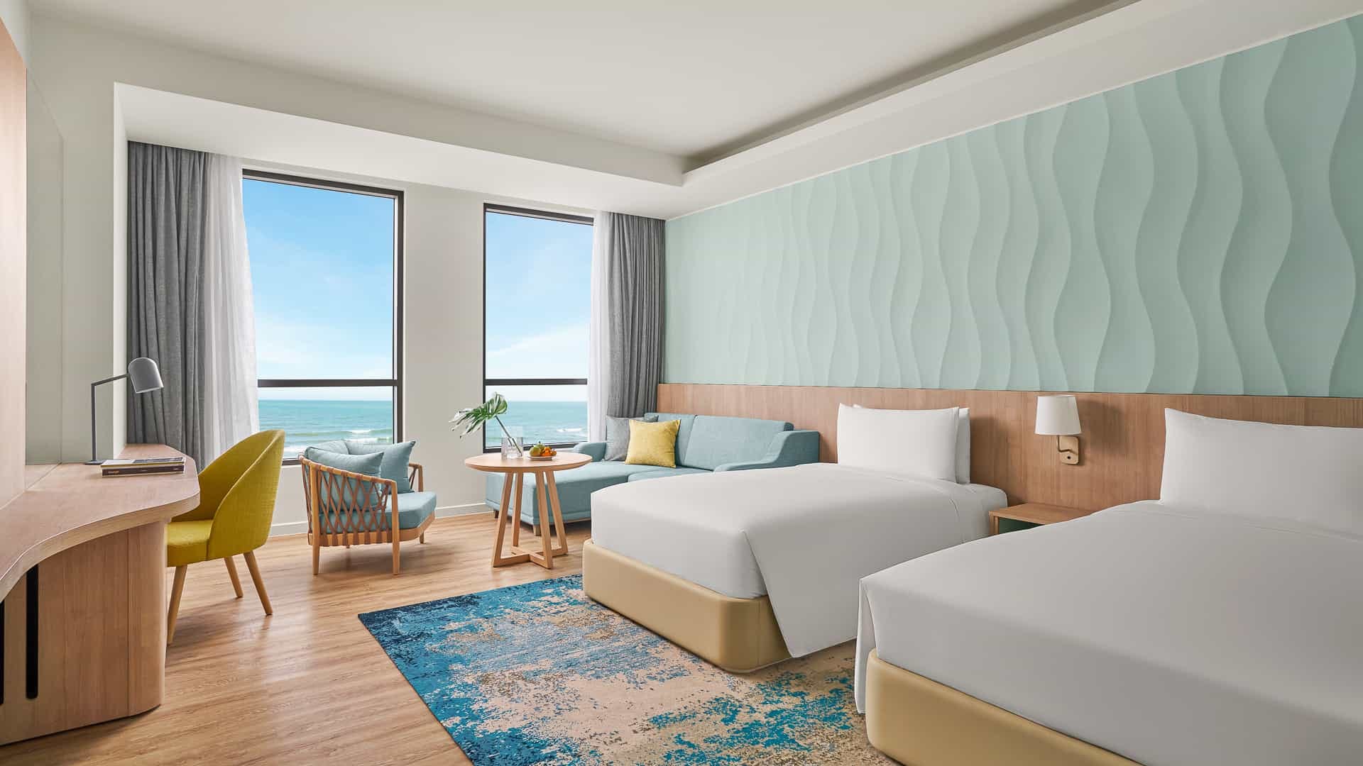 Standard Ocean View Two Single Beds