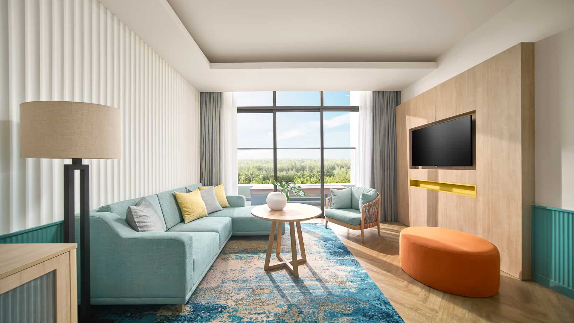 Grand Suite-Forest-Living room-Holiday Inn Resort